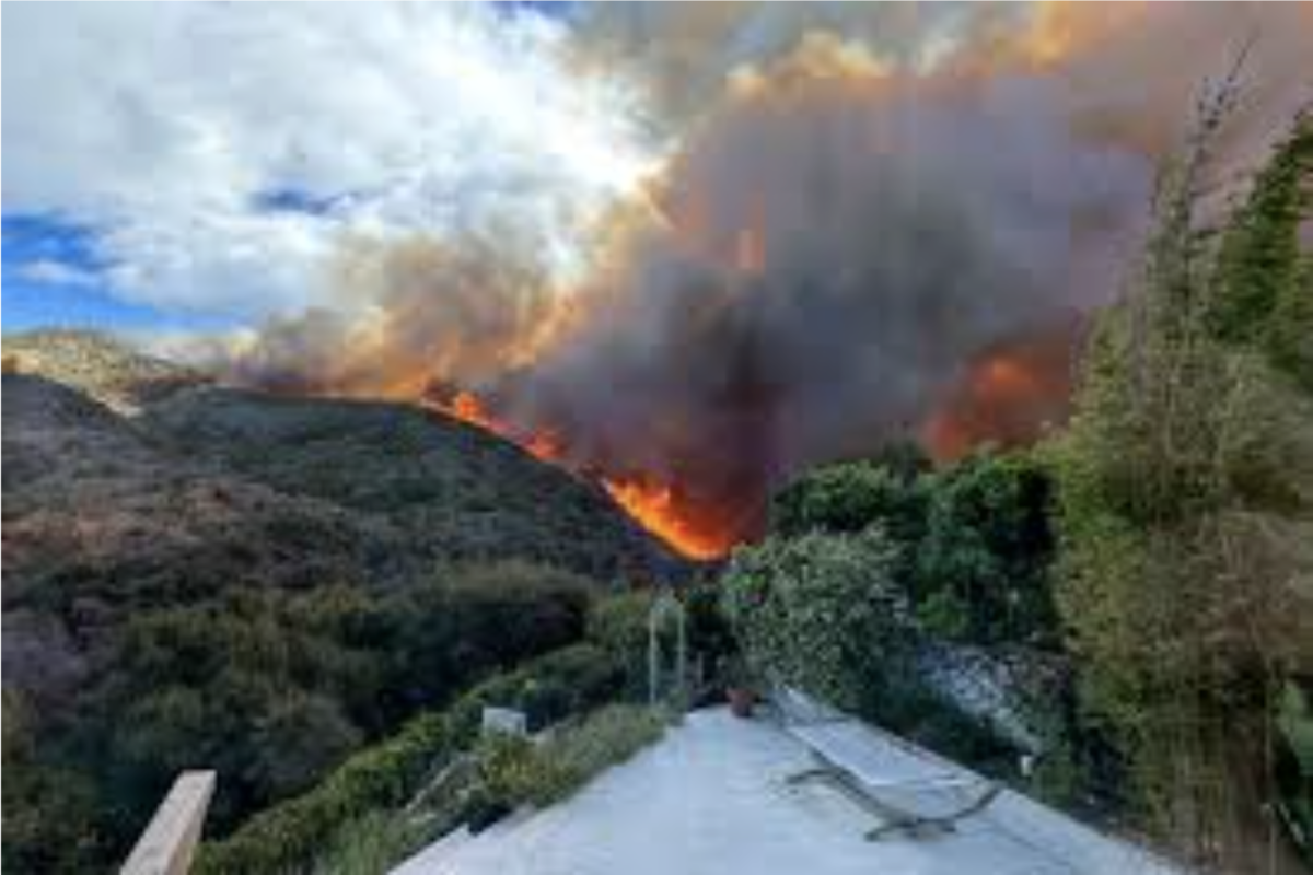  Fires spreading in Palisades, Los Angeles, credits to NBCNews.con